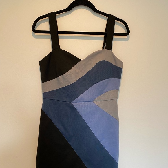 BCBGeneration Color Block Mini Dress, Size M- NWT - Picture 3 of 8